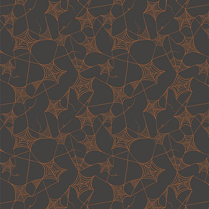 Sweet 'n Spookier - Web of Scares in Caramel - SNS-13030 - Half Yard