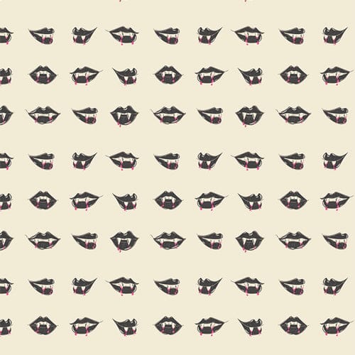 Sweet 'n Spookier - Fangtastic Lips - SNS-13040 - Half Yard