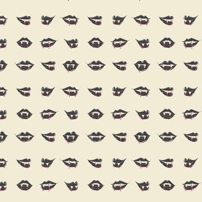 Sweet 'n Spookier - Fangtastic Lips - SNS-13040 - Half Yard