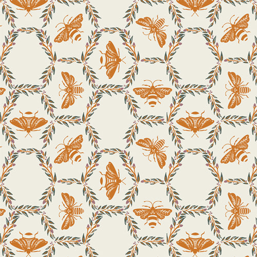 Season and Spice - Bee Wreath - AGF Studio for Art Gallery - SSP-26612 - Half Yard