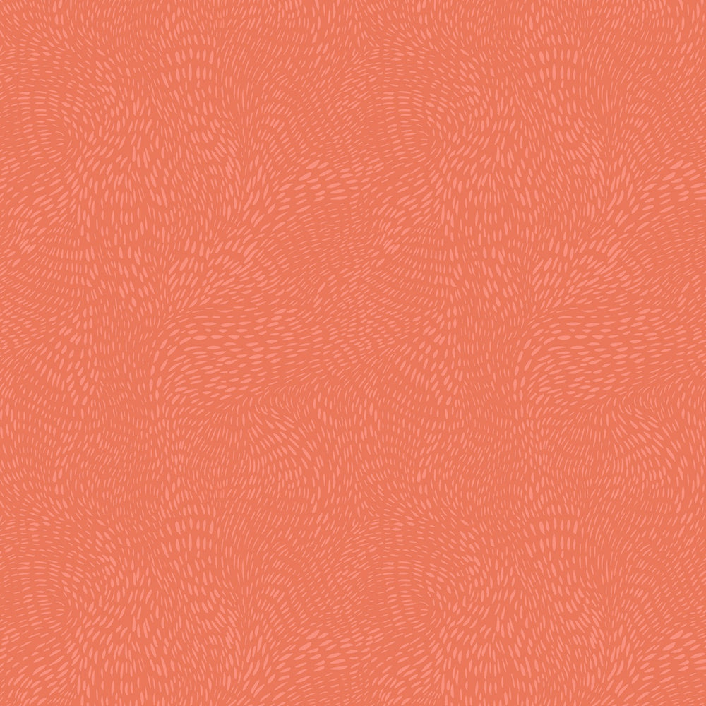 Wild Winter - Dash Flow in Tangerine - Dear Stella - SRR1300-TANG - Half Yard