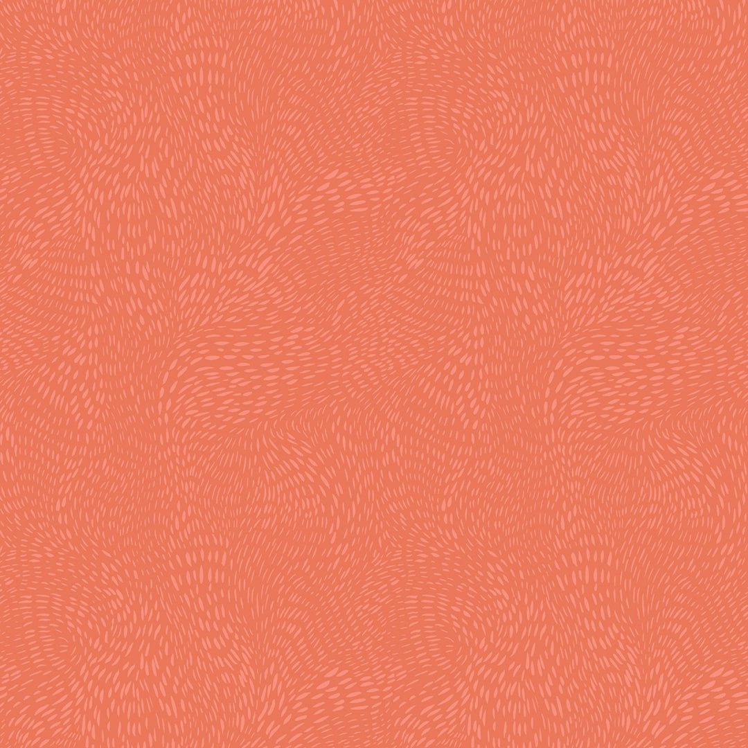 Wild Winter - Dash Flow in Tangerine - Dear Stella - SRR1300-TANG - Half Yard