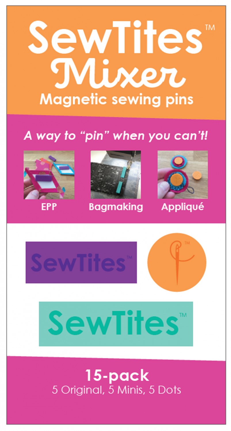 SewTites Magnetic Pin Mixer - 15 Pcs.