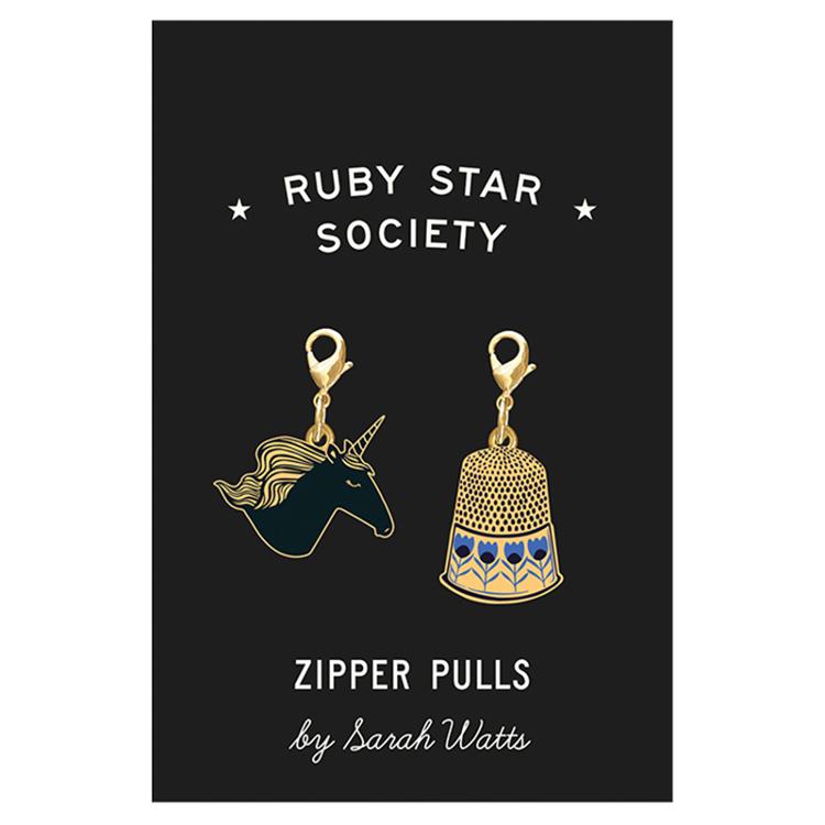 Zipper Pulls - 2ct - Ruby Star Society - RS7040