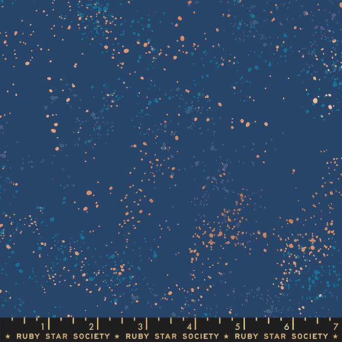 2021 Speckled Metallic - Speckled Metallic in Bluebell - Ruby Star Society - RS5027 109M - Half Yard