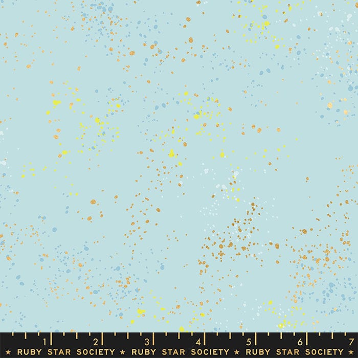 2021 Speckled Metallic - Speckled Metallic in Polar - Ruby Star Society - RS5027 101M - Half Yard
