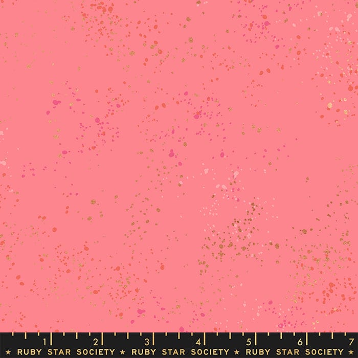 2021 Speckled Metallic - Speckled Metallic in Sorbet - Ruby Star Society - RS5027 92M - Half Yard