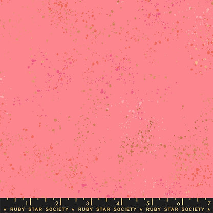 2021 Speckled Metallic - Speckled Metallic in Sorbet - Ruby Star Society - RS5027 92M - Half Yard