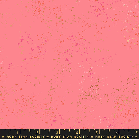 2021 Speckled Metallic - Speckled Metallic in Sorbet - Ruby Star Society - RS5027 92M - Half Yard