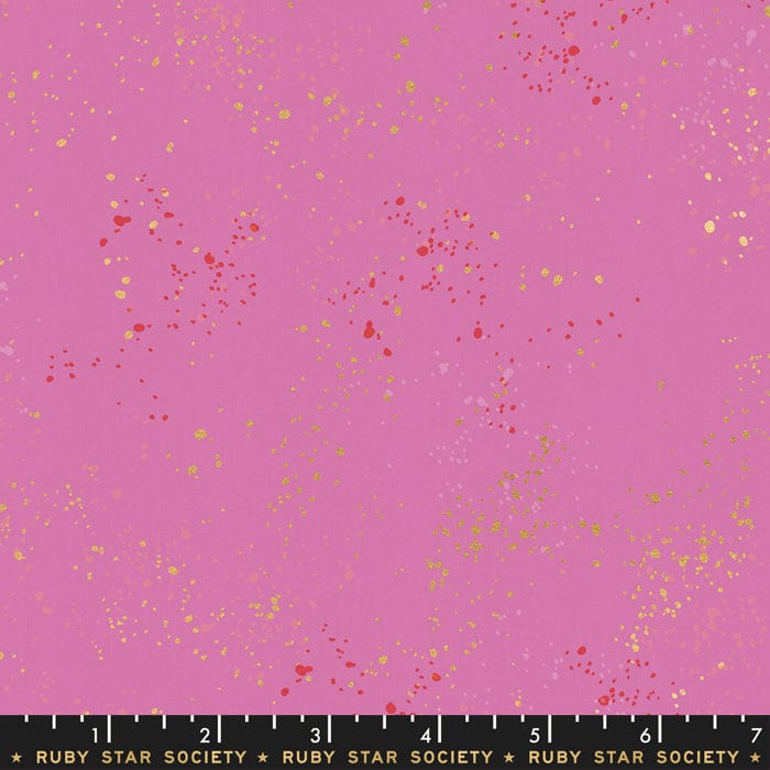 Speckled Metallic - Speckled Metallic in Daisy - Ruby Star Society - RS5027 41M - Half Yard