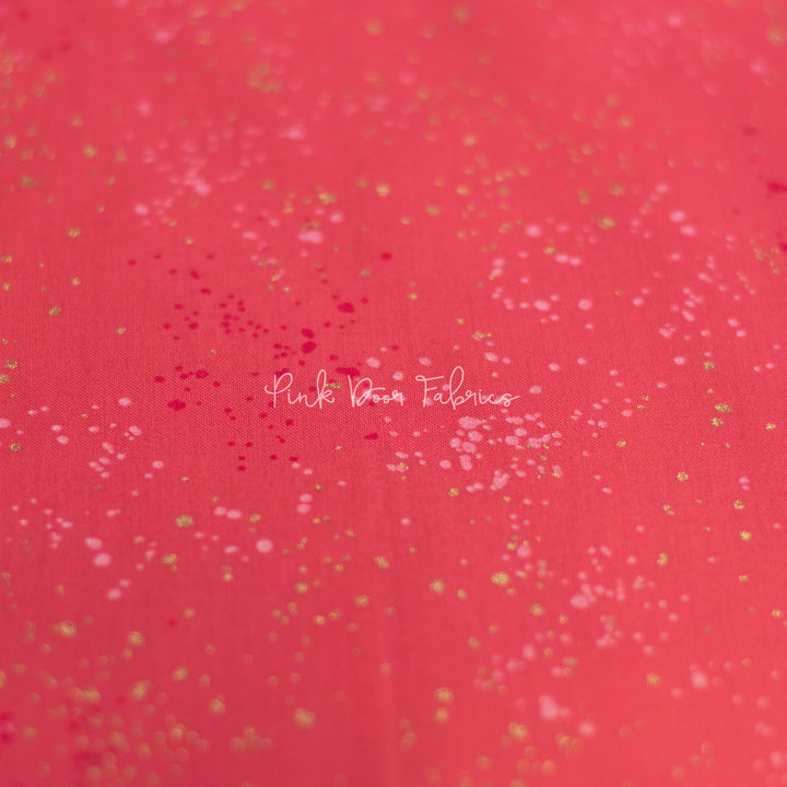 Speckled Metallic - Speckled Metallic in Strawberry - Ruby Star Society - RS5027 43M - Half Yard