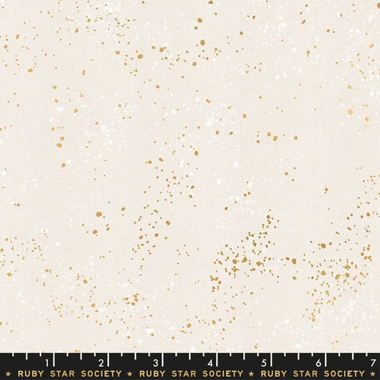 Speckled Metallic - White Gold - Ruby Star Society - RS5027 14M - Half Yard