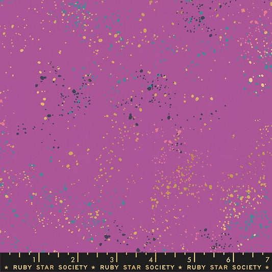 Cotton quilting fabric. Pattern called 'Witchy'.  Designed by Ruby Star Society for fabric company Moda Fabrics. SKU: RS5027 79M. 44-45 inch width.