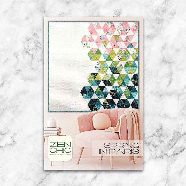 Spring in Paris - Quilt Pattern - Zen Chic - SPQP Zen Chic