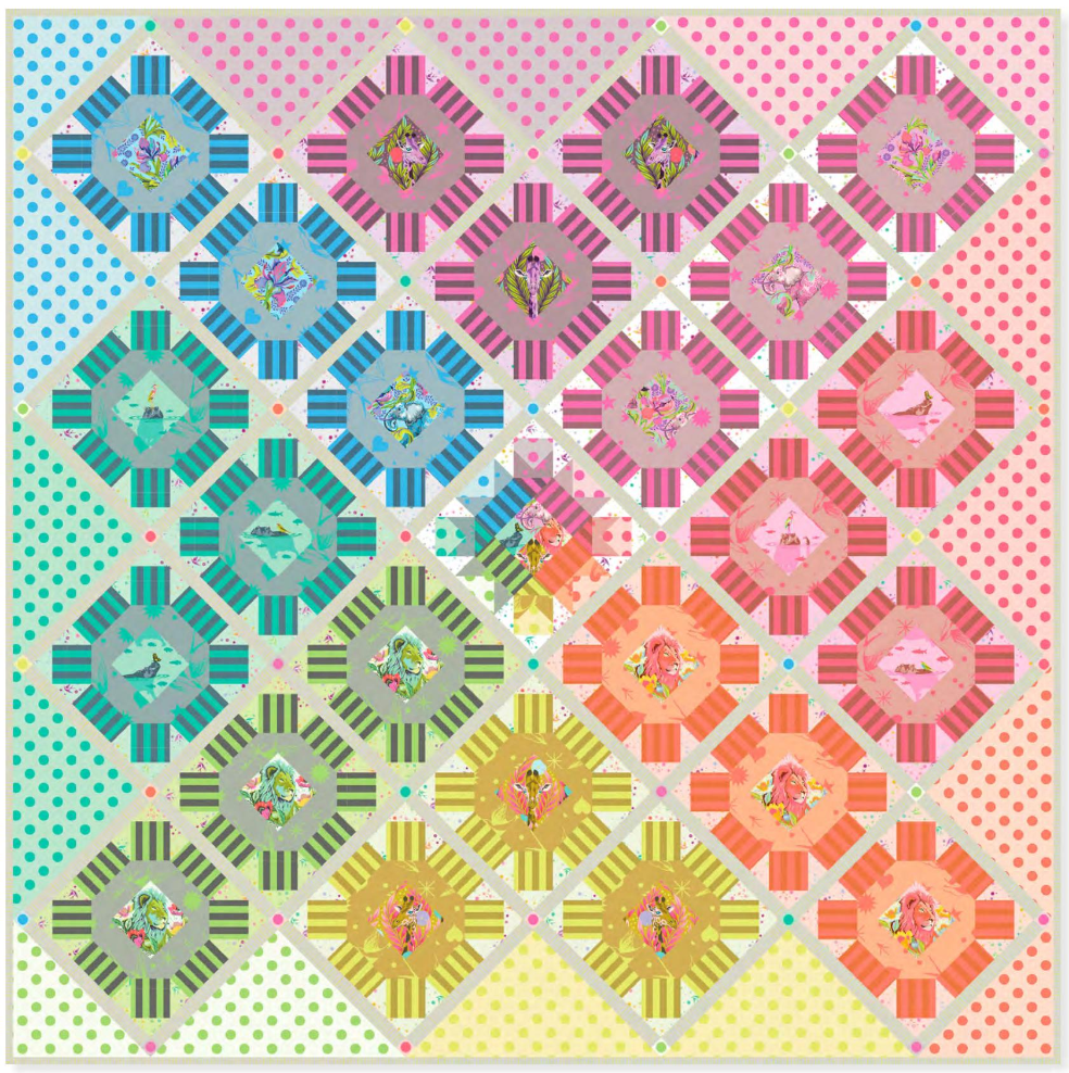 Everglow - Star Cluster Quilt Kit - Fabric & Pattern - KITQTTP.STAR