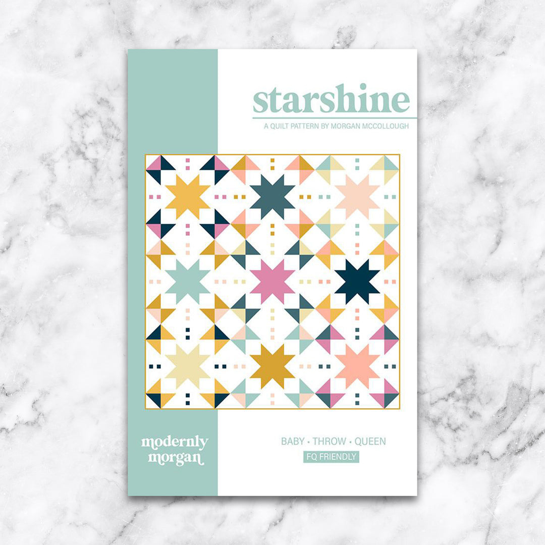 Starshine - Patchwork & Poodles - Quilt Pattern - Paper Pattern