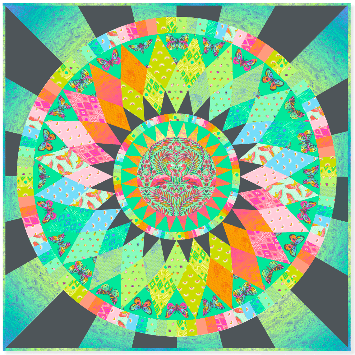 Daydreamer - Sunshine Quilt Kit - Tula Pink for Free Spirit - KITQTTP.SUNSHINE