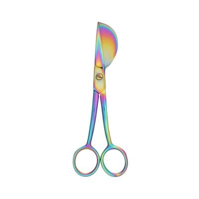 Tula Pink Micro serrated duckbill 6" scissors applique, a Tula Pink hardware quilting notion, SKU: TP712SER