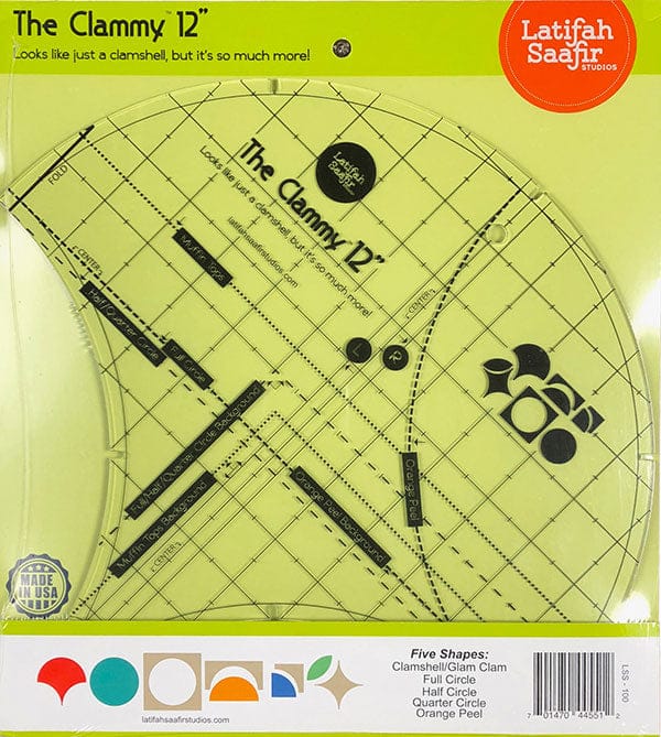 The Clammy - Glam Clam - 12" Acrylic Template - LSS-100