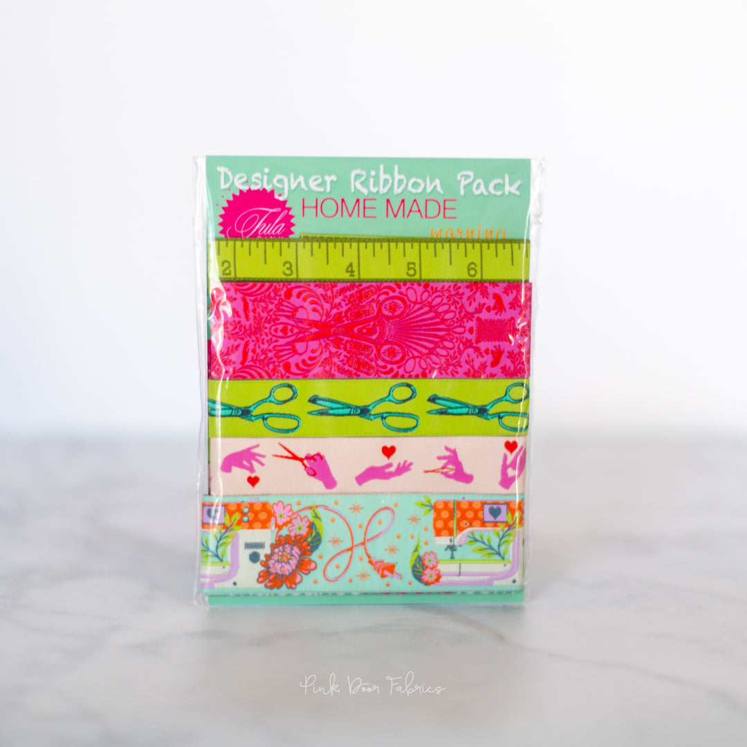 Renaissance Ribbons - Tula Pink Homemade Morning - Designer Ribbon Pack - DP-90MORNING