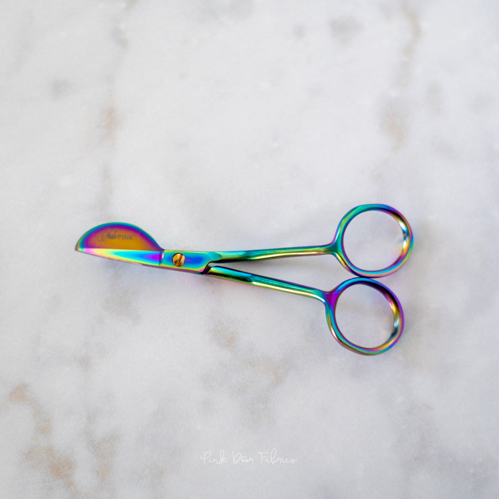 Tula Pink Hardware - Mini Duckbill Scissors - Tula Pink for Brewer Sewing - TP12MDT