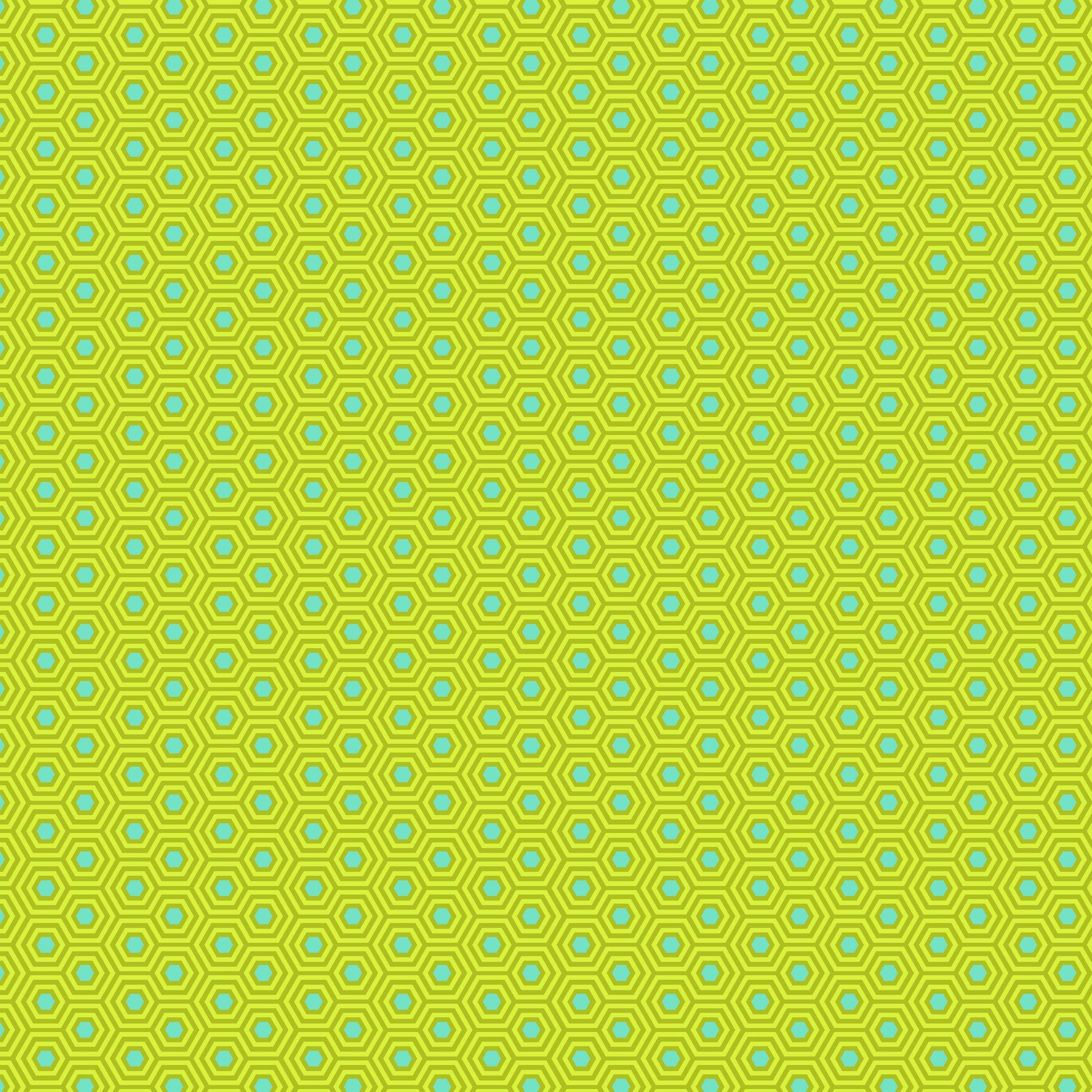 Cotton quilting fabric pattern called 'Hexy in Chameleon'. Part of the 'True Colors' fabric collection. Designed by Tula Pink for fabric company Free Spirit Fabrics. SKU: PWTP150.CHAMELEON. 44-45 inch width.