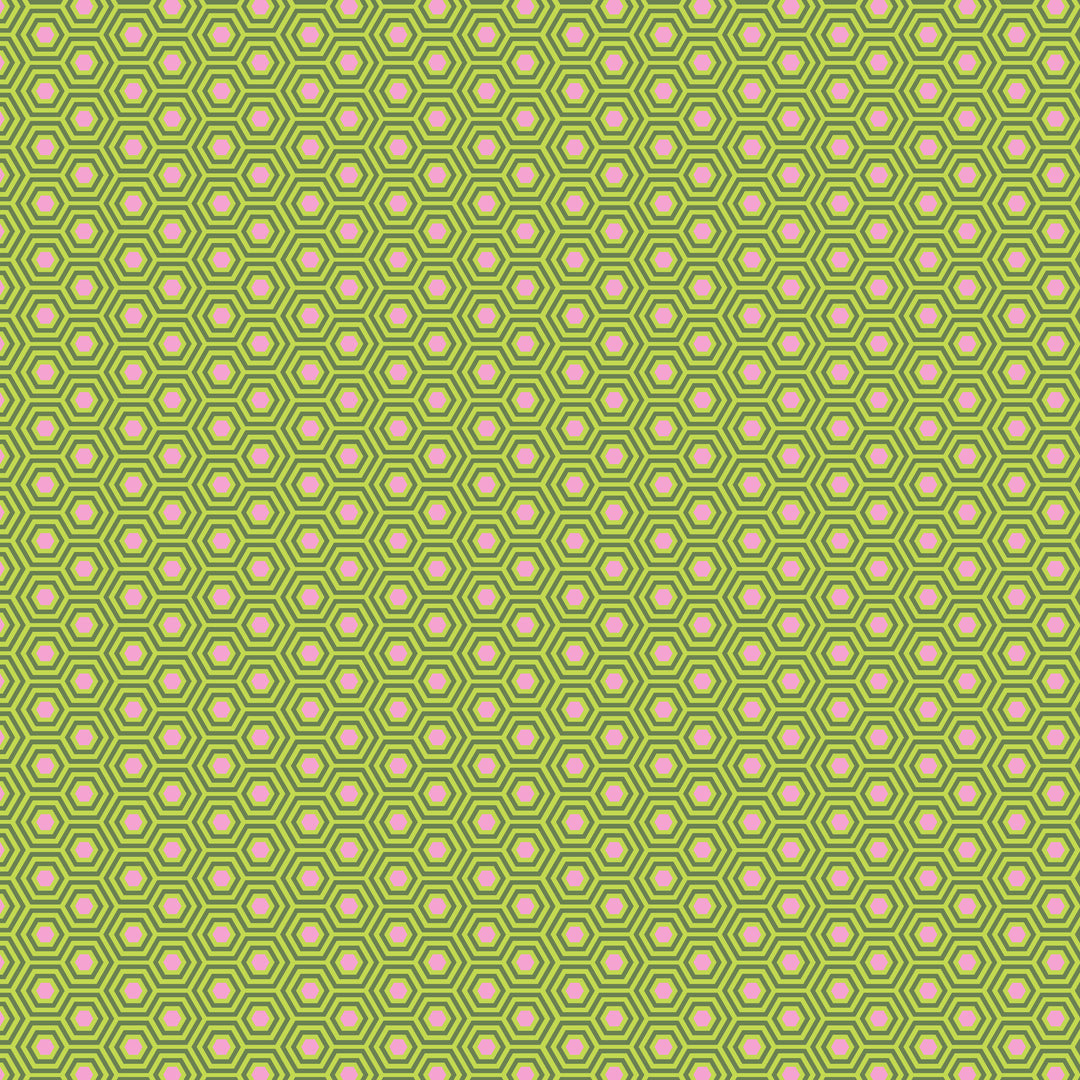 True Colors 2020 - Hexy in Juniper - Tula Pink for Free Spirit - PWTP150.JUNIP - Half Yard