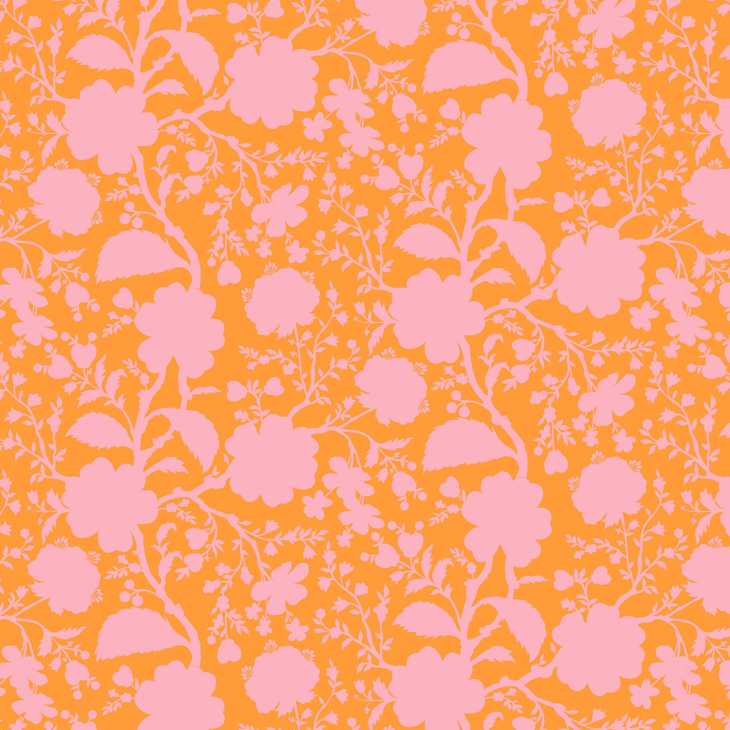 Cotton quilting fabric pattern called 'Wildflower in Blossom'. Part of the 'True Colors' fabric collection. Designed by Tula Pink for fabric company Free Spirit Fabrics. SKU: PWTP149.BLOSSOM. 44-45 inch width.