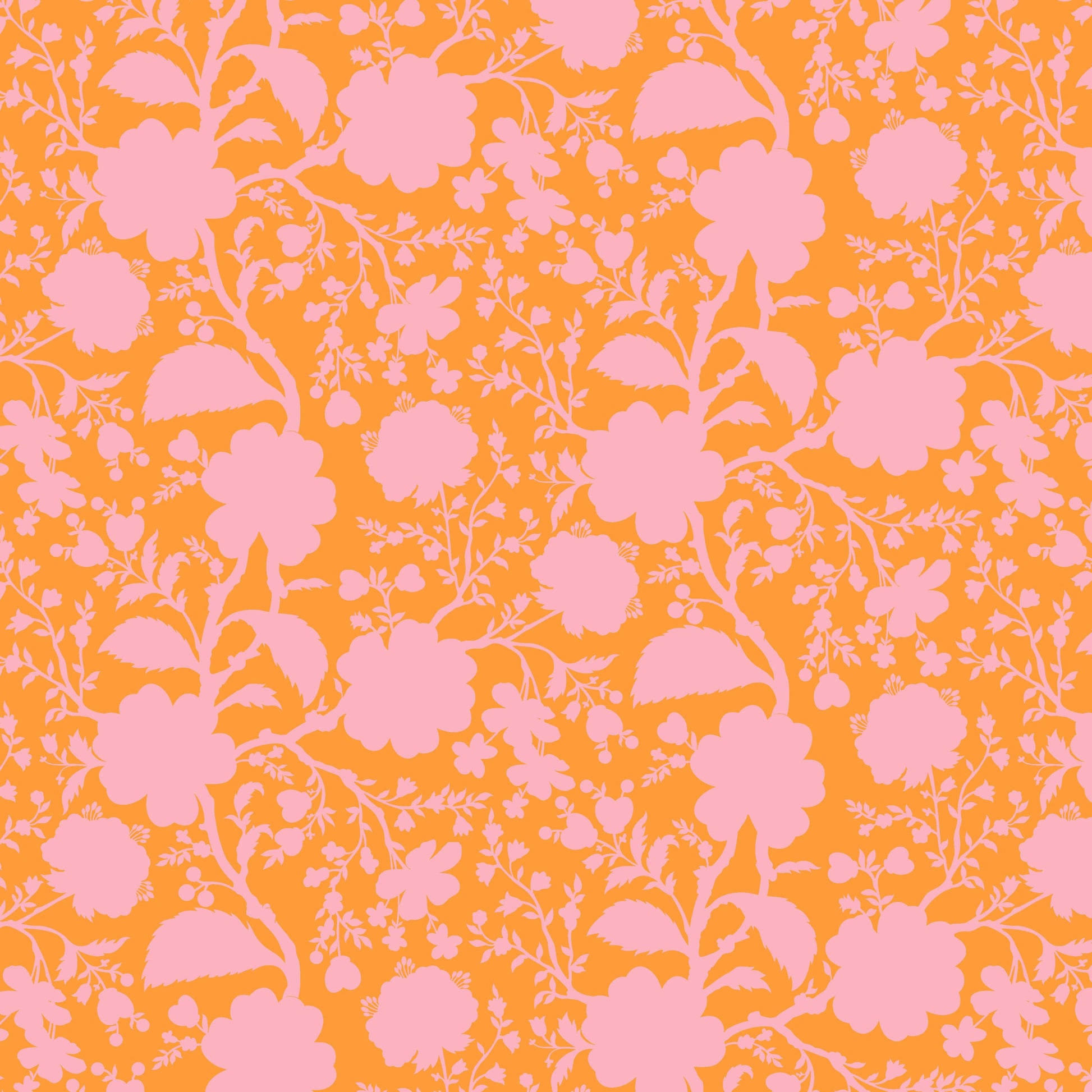 Cotton quilting fabric pattern called 'Wildflower in Blossom'. Part of the 'True Colors' fabric collection. Designed by Tula Pink for fabric company Free Spirit Fabrics. SKU: PWTP149.BLOSSOM. 44-45 inch width.