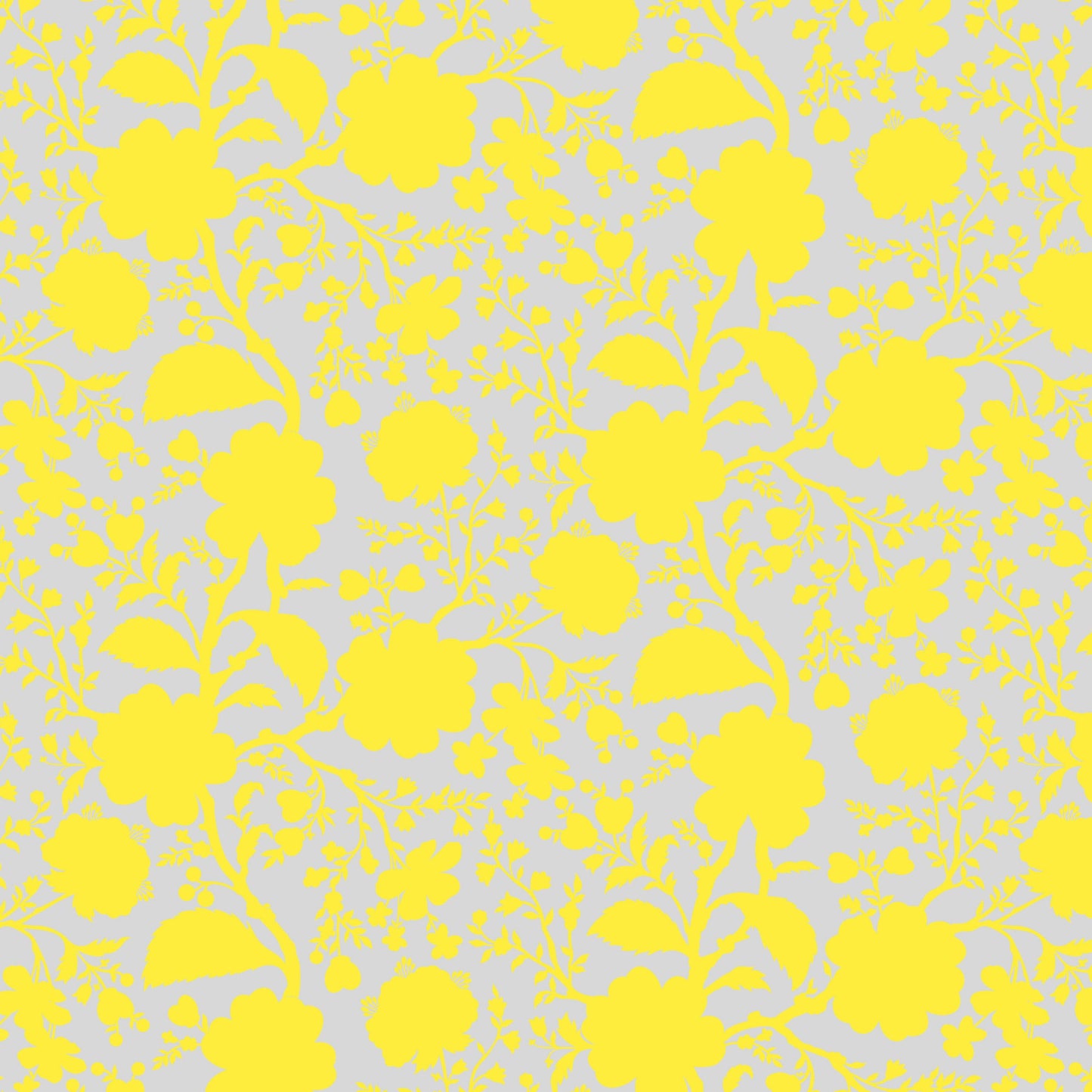 Cotton quilting fabric pattern called 'Wildflower in Daisy'. Part of the 'True Colors' fabric collection. Designed by Tula Pink for fabric company Free Spirit Fabrics. SKU: PWTP149.DAISY. 44-45 inch width.