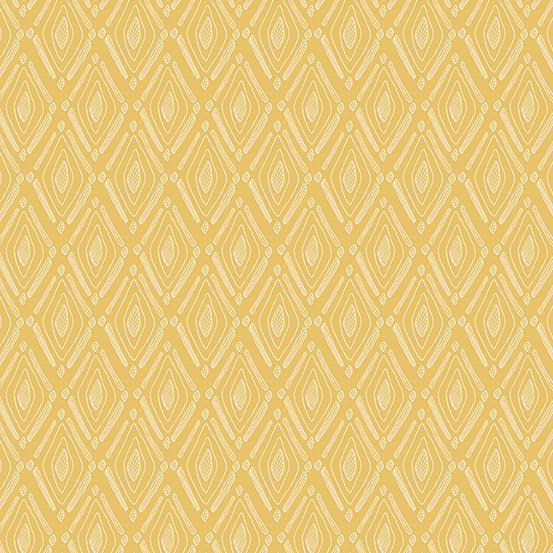 Wandering - Bliss in Yellow - A-765-Y - Half Yard