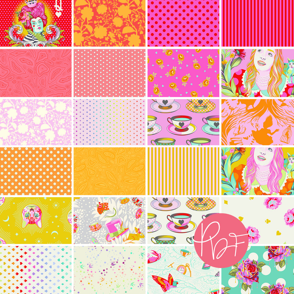 Curiouser & Curiouser - 24 Piece Fat Quarter Bundle - Tula Pink for Free Spirit - FB2FQTP.WONDER