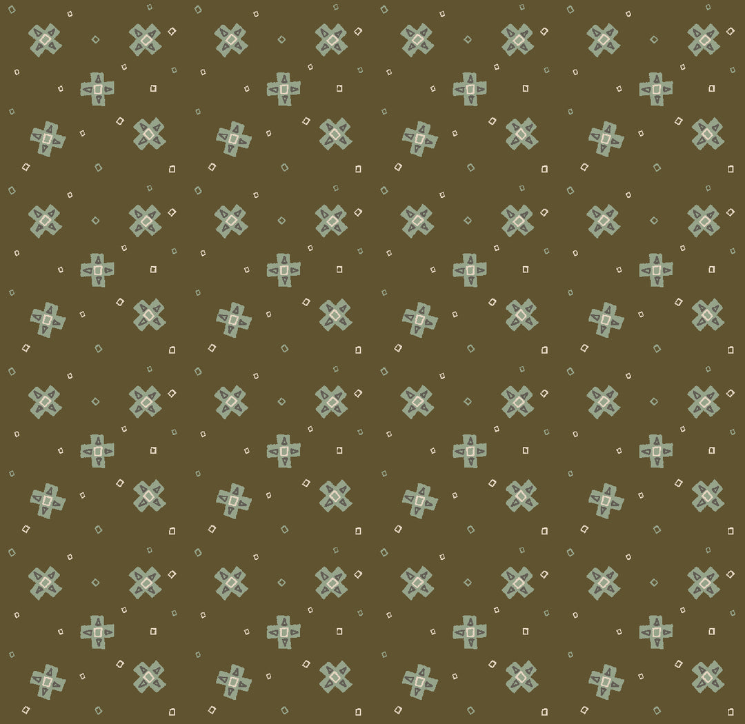 South Sister - Highland in Evergreen - Ash Cascade for Cotton + Steel - AC302-EV2 - Half Yard