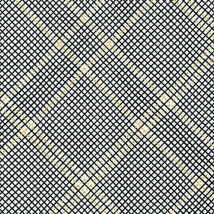 Cotton quilting fabric pattern called 'Diamond Grid in Onyx'. Part of the 'Collection CF' fabric collection. Designed by Carolyn Friedlander for fabric company Robert Kaufman. SKU: AFRM-19932-181. 44-45 inch width.