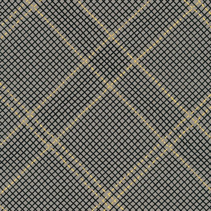 Collection CF - Diamond Grid in Pewter - Carolyn Friedlander - AFRM-19932-183 - Half Yard