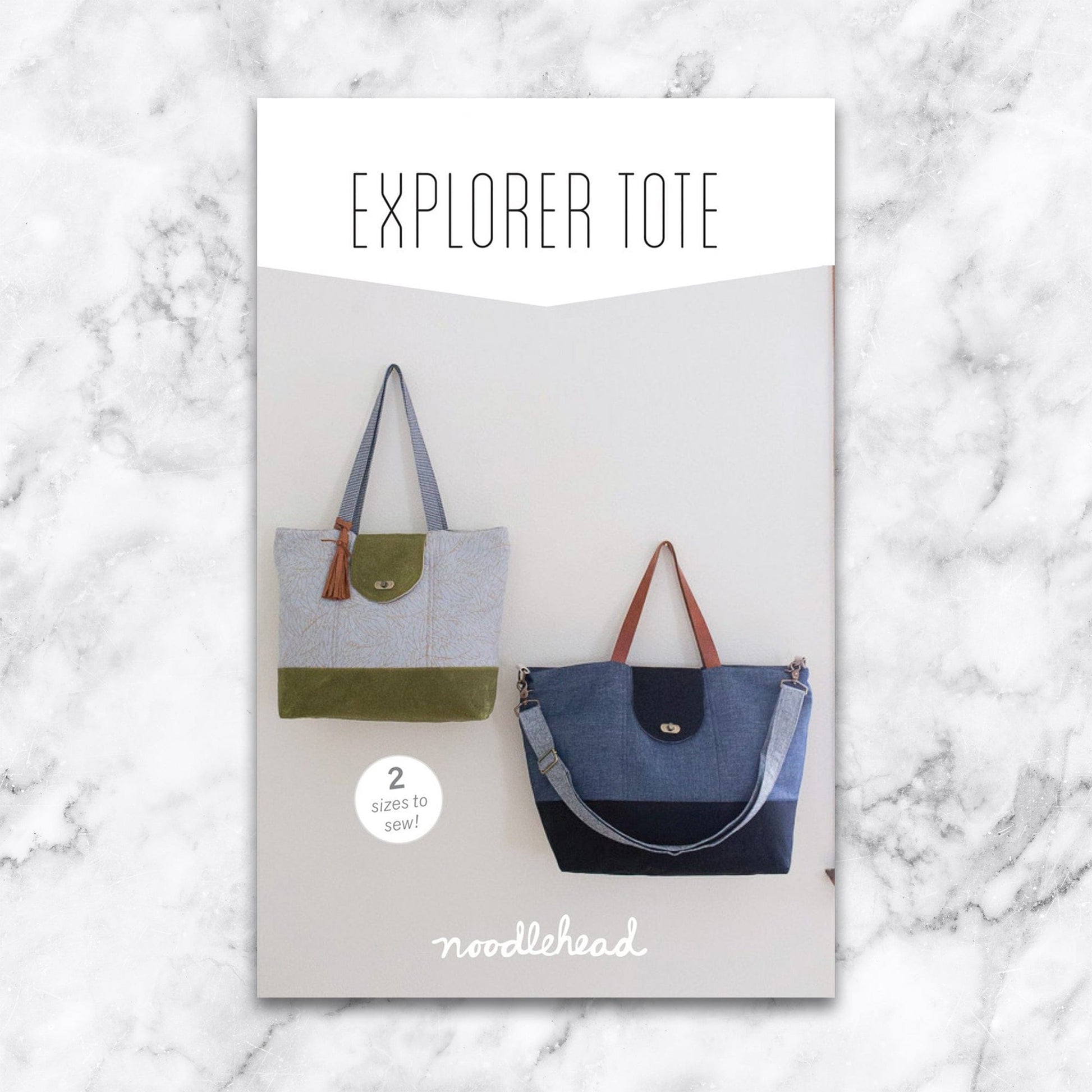 Explorer Tote - Paper Pattern - Anna Graham of Noodlehead - AG-538