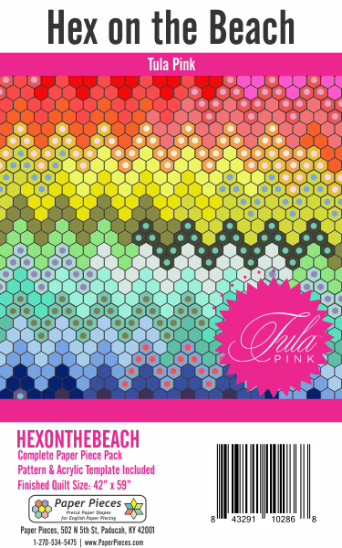 Tula Pink Hex on the Beach Pattern and Paper Pieces