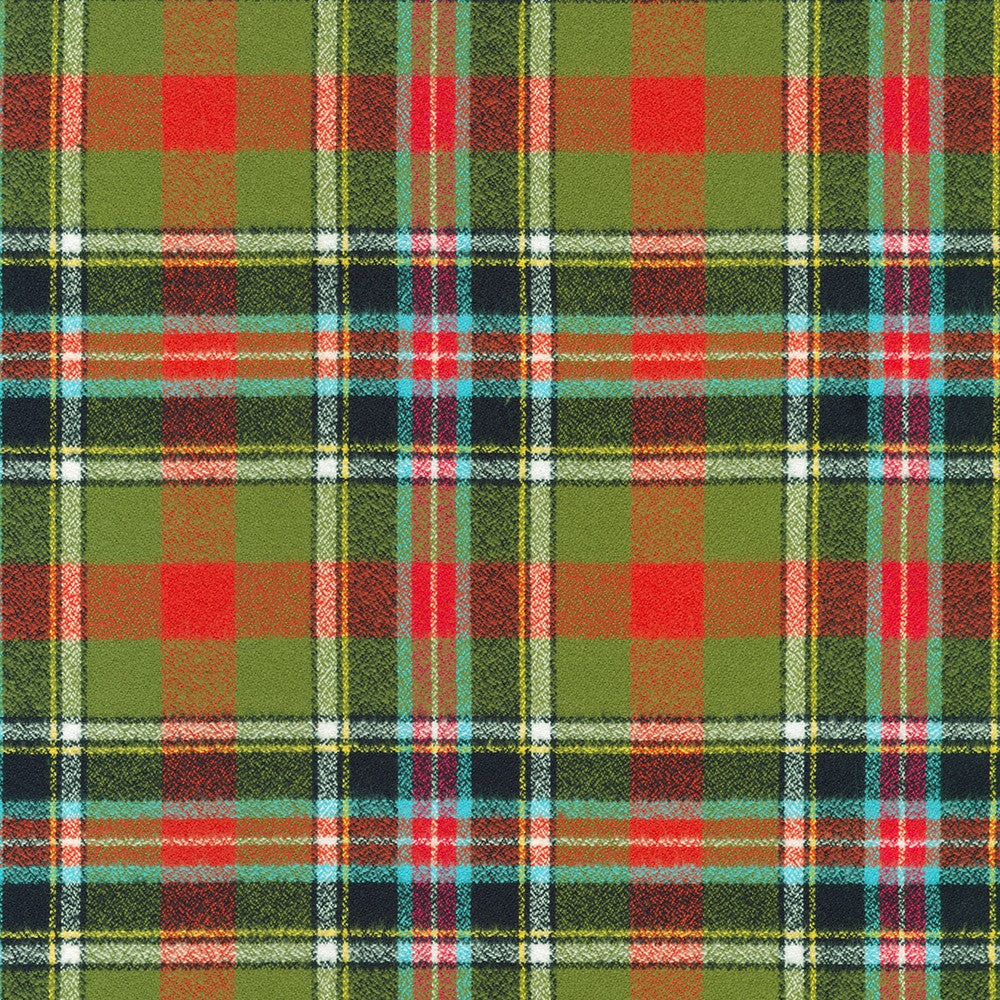 Mammoth Flannel - Plaid in Park - Robert Kaufman - SRKF-21390-269 - Half Yard