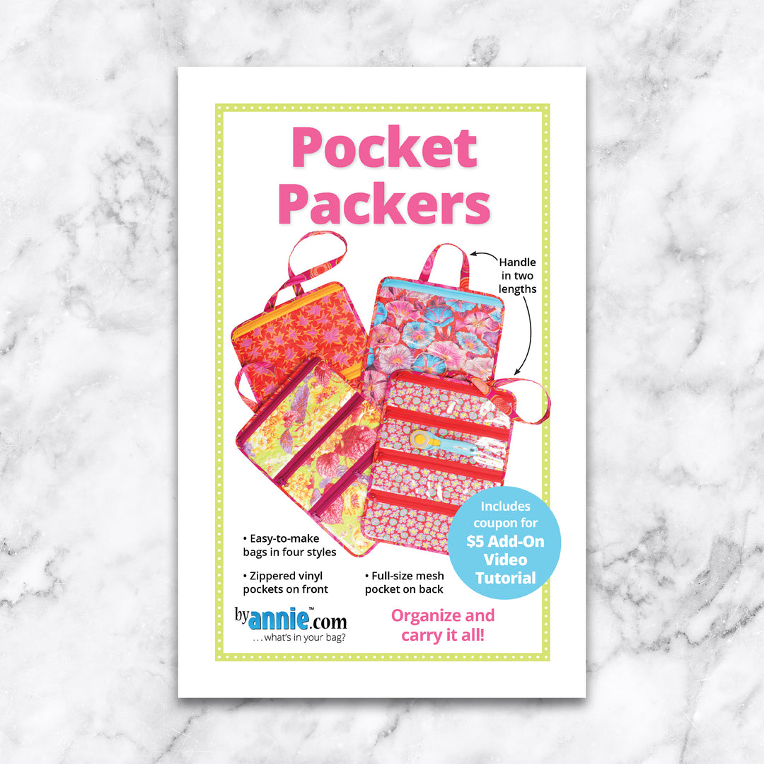 Pocket Packers - Patterns by Annie - Paper Pattern - PBA284 – Pink Door  Fabrics