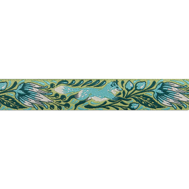 Renaissance Ribbons - Out Foxed Green 7/8" - One Yard