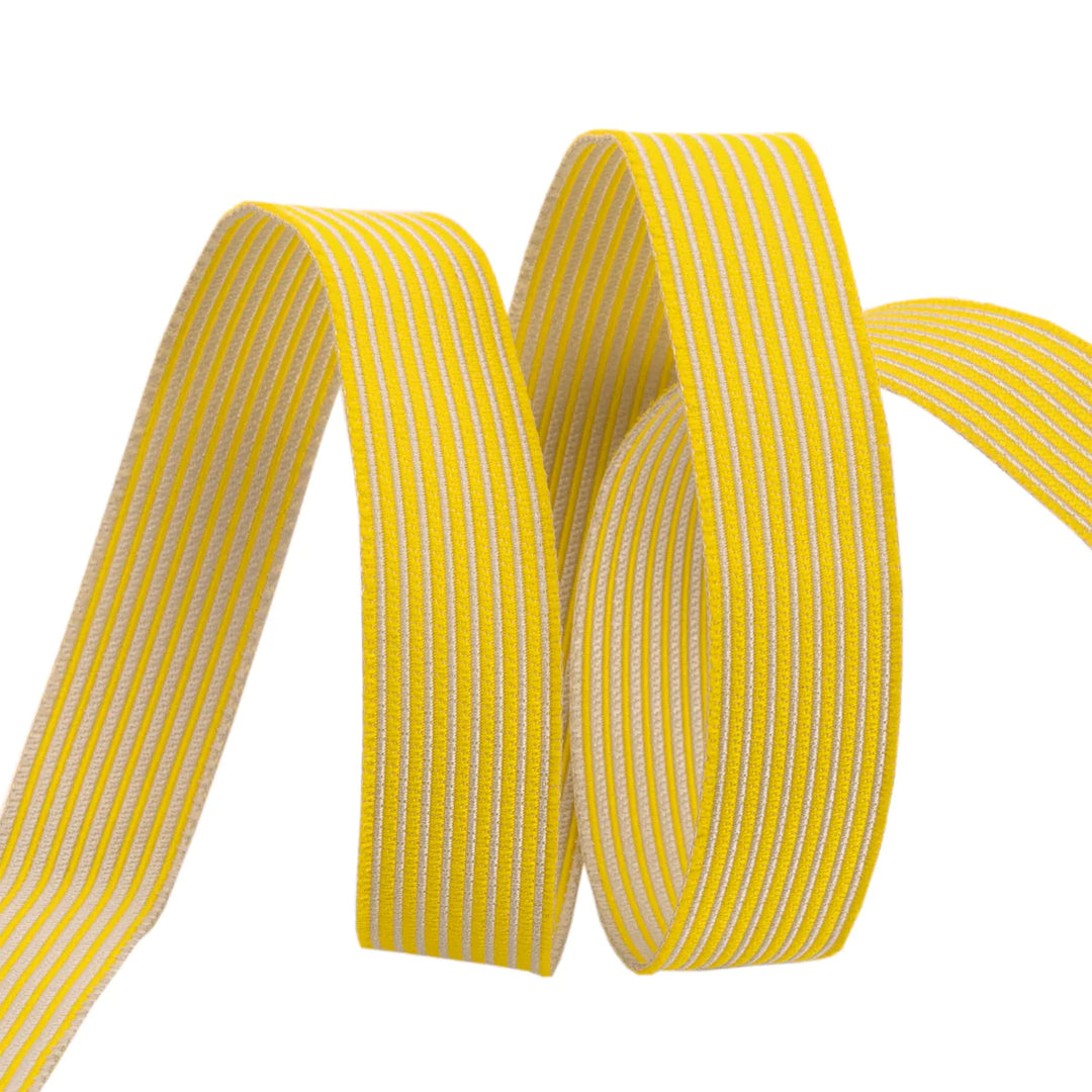 Renaissance Ribbons - Reversible Stripes Spark 5/8" - One Yard
