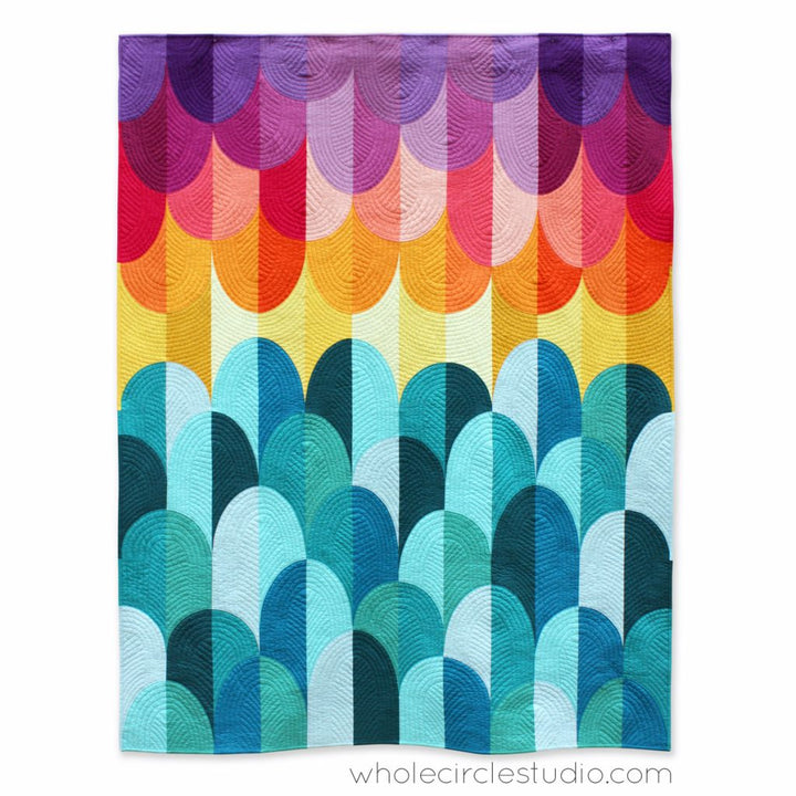 Big Island Sunset - Quilt Pattern - Whole Circle Studio - Paper Pattern