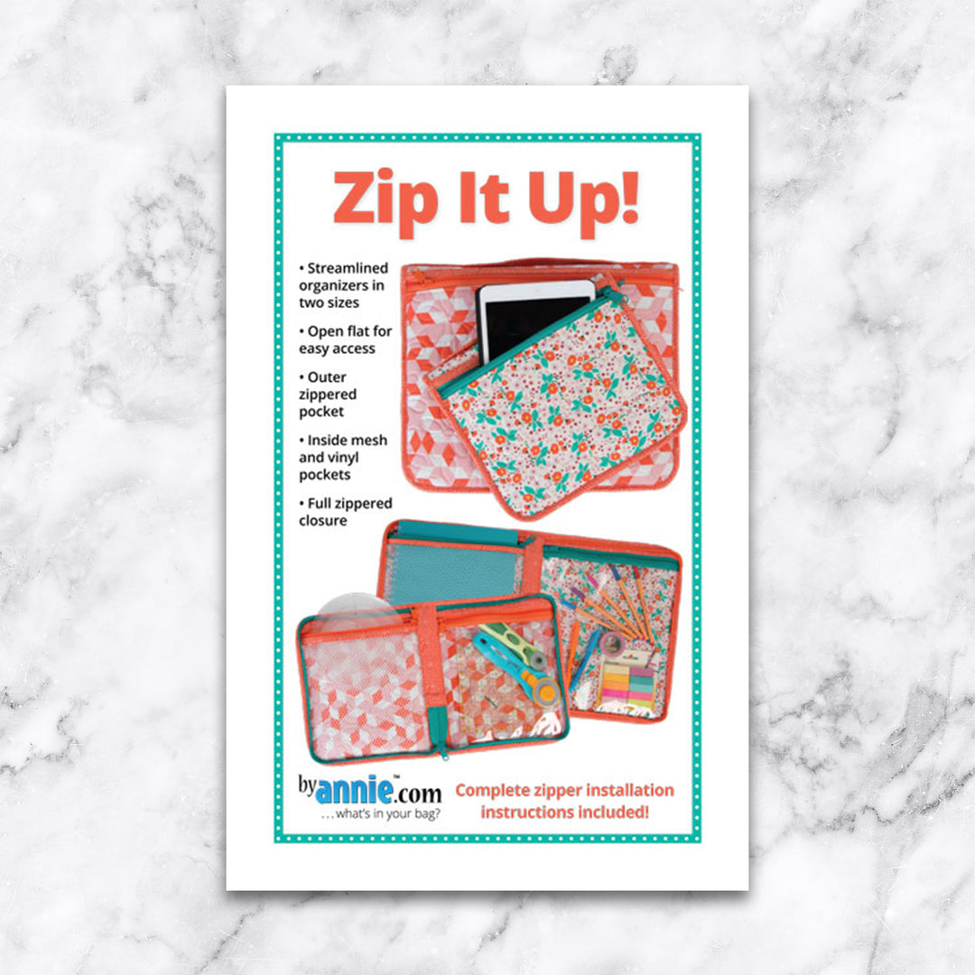 Zip it Up - Patterns by Annie - Paper Pattern - PBA252